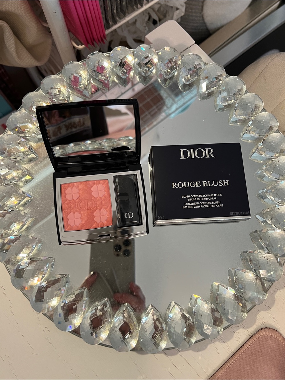 Dior Rouge Blush Powder in lucky Pink-Limited Edition - Picture 2 of 4